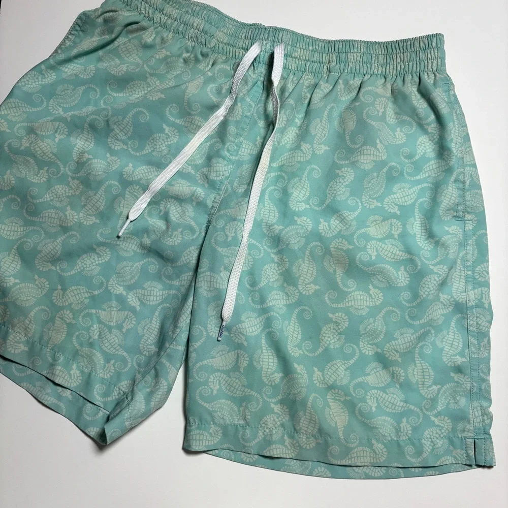 Chubbies Seahorse Print Swim Trunks Mens M 7